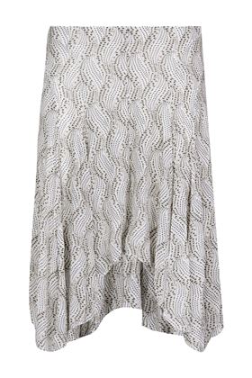 Ecru all-over graphic skirt Isabel Marant | JU0119FAA4K30I23EC